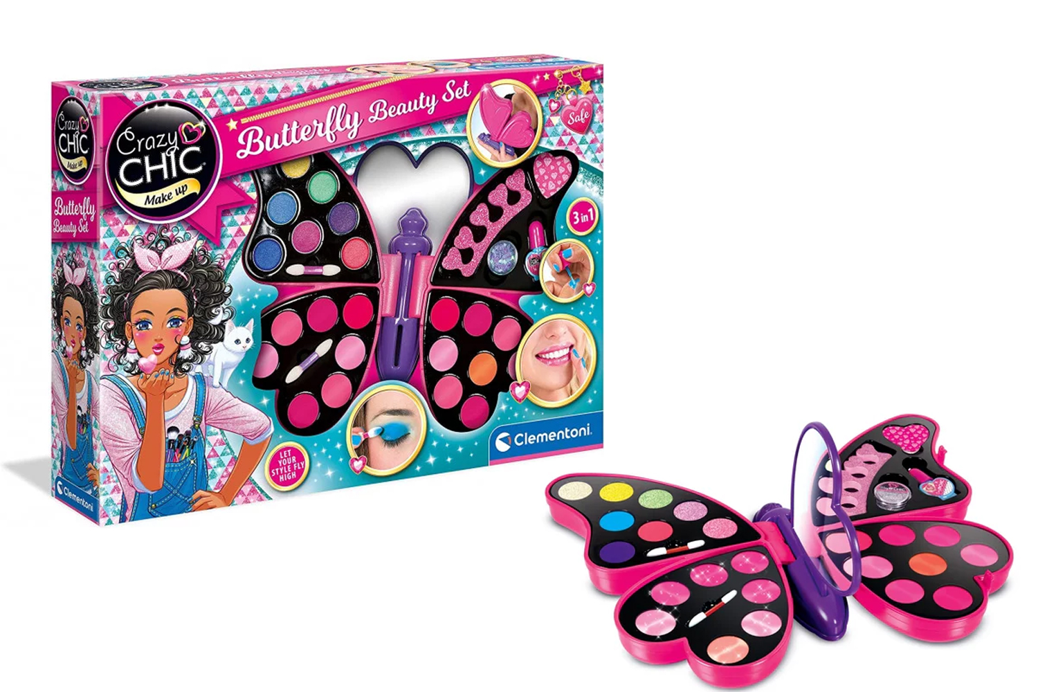 Crazy Chic Butterfly Beauty set 4 in 1