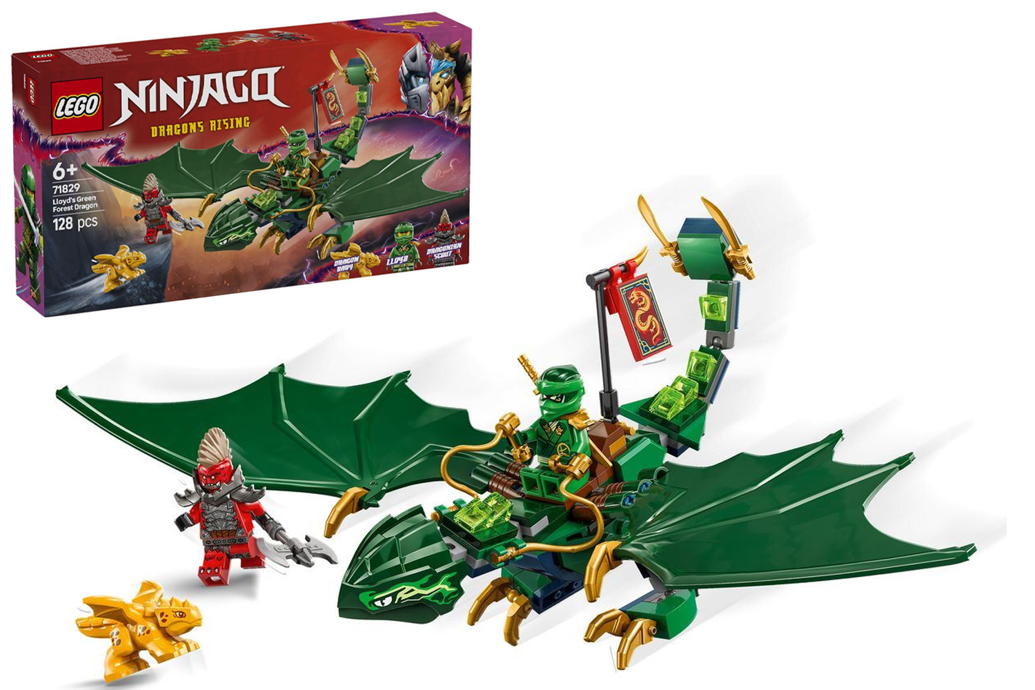Ninjago Drago della foresta verde di Llo