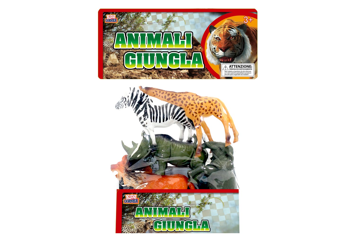 Animali Giungla in busta media da 5pz