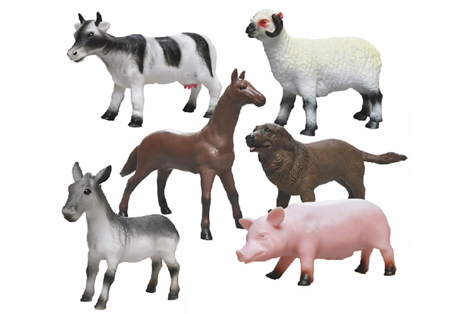 Animali Fattoria Morbidi 23cm 1 pc