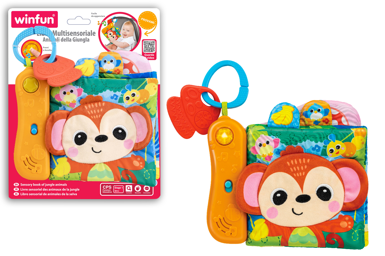 Libro Multisensoriale Animali Giungla