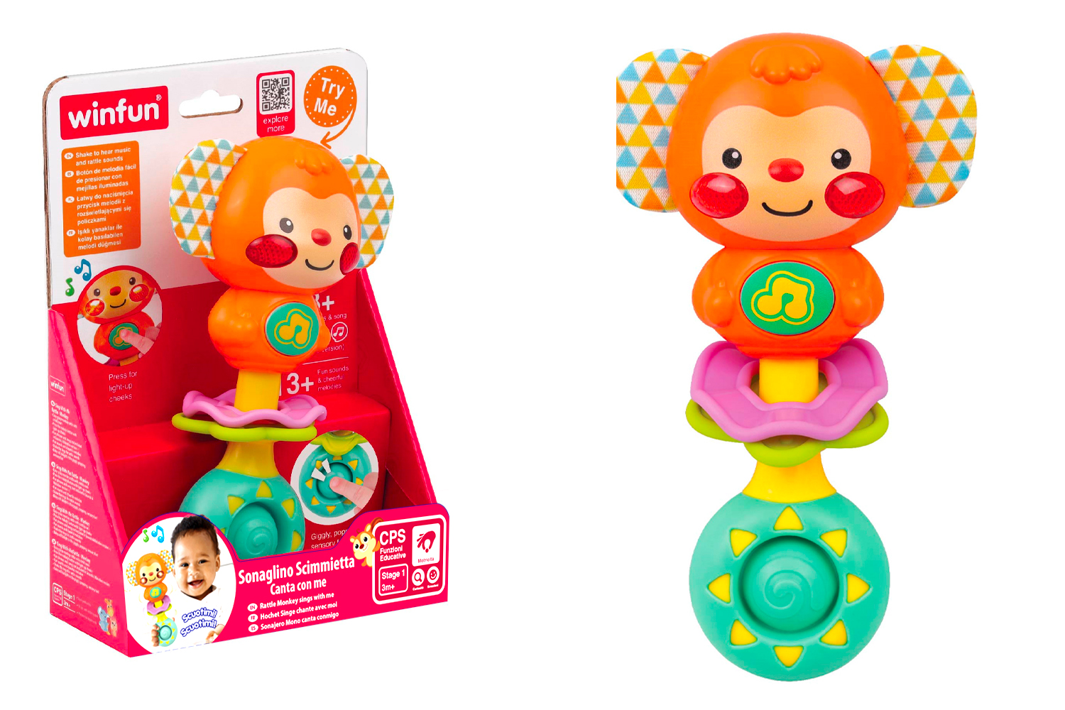 Sonaglino Scimmietta Canta con Me