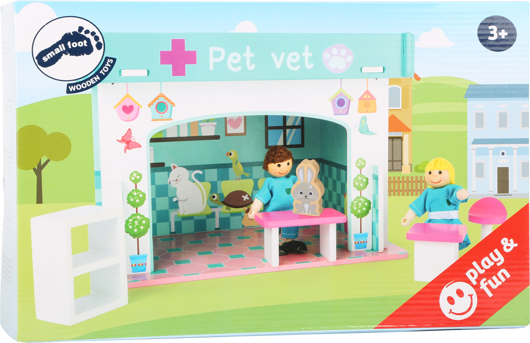Playhouse Animal Hospital with Accessories