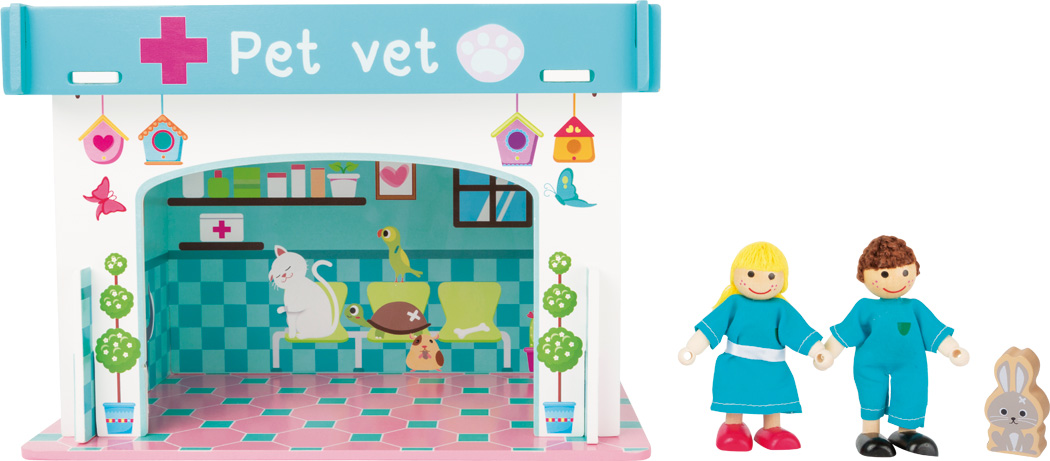 Playhouse Animal Hospital with Accessories