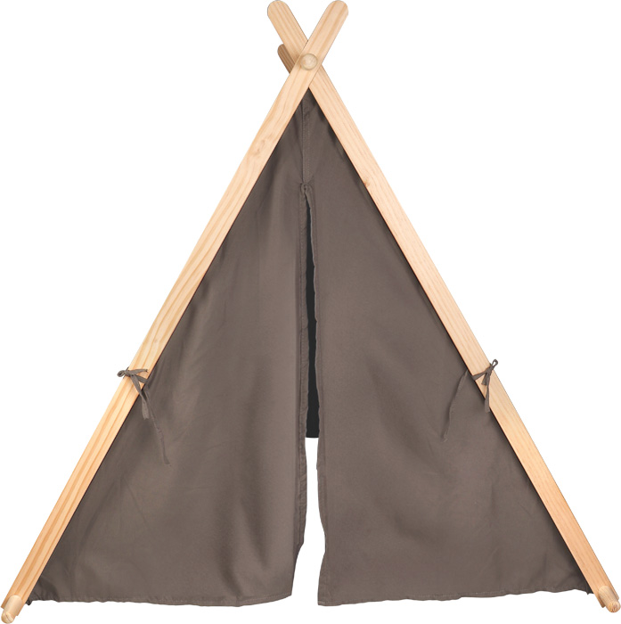 12552_42-spielzelt-taupe-small-foot-frontal-tuer-geschlossen Play Tent taupe