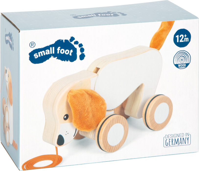 Pull-Along Dog with Crinkly Ears
