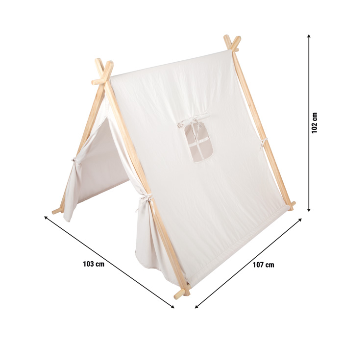 Play Tent natural white