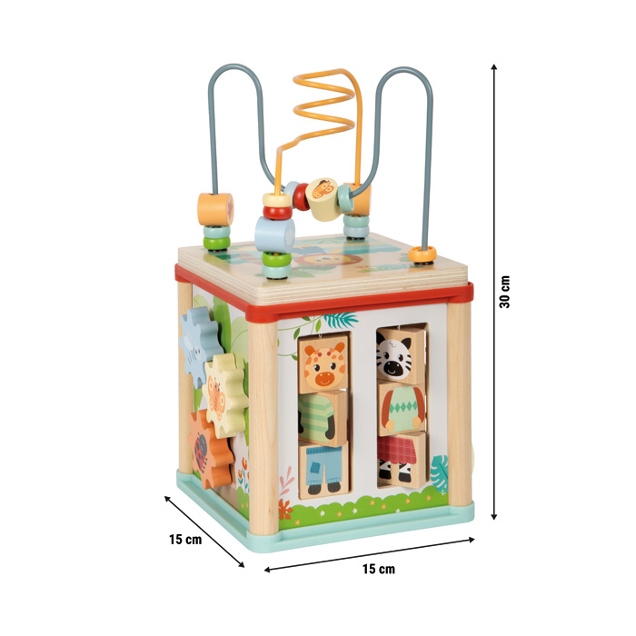 Motor Activity Cube "Jungle Friends"